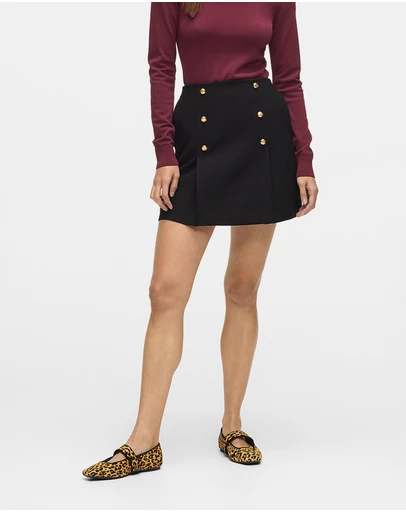 Karl Lagerfeld - Button Detail Skirt