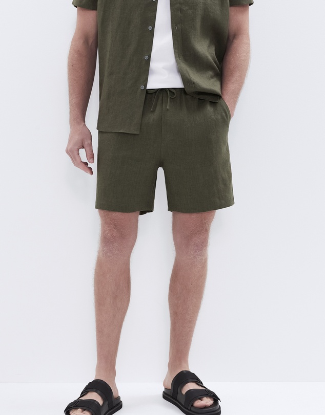 UNISON - Linen Pull On Short