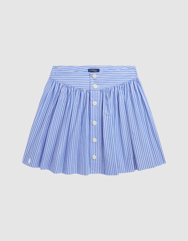 Polo Ralph Lauren - Striped Cotton Poplin Skirt
