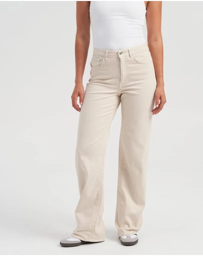 ONLY - Juicy High Waisted Wide Leg Jeans