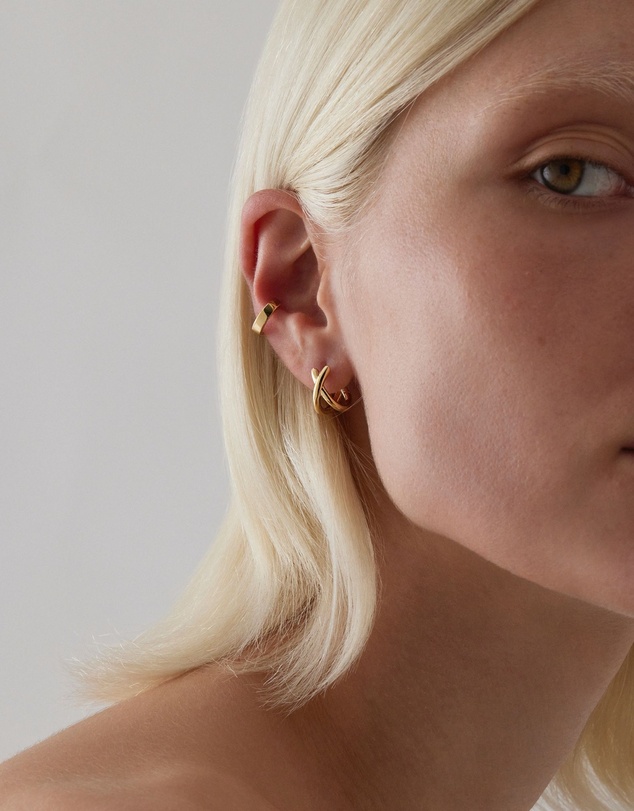 Najo - Aurelia Yellow Gold Ear Cuff