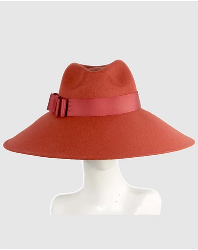 Max Alexander - Wide Brim Orange Winter Hat