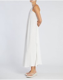 Amelius - Saloma Linen Halter Dress