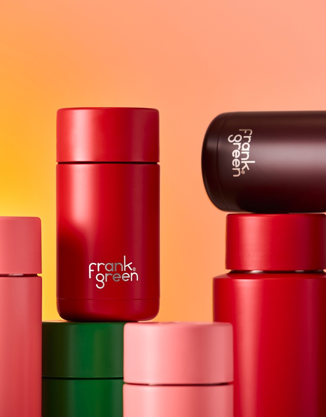 Frank Green - 12oz Ceramic Reusable Cup with Push Button Lid