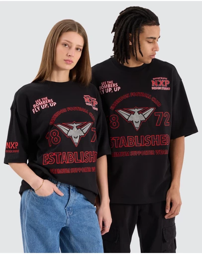 Nena & Pasadena - Essendon Mega Loop Back Tee