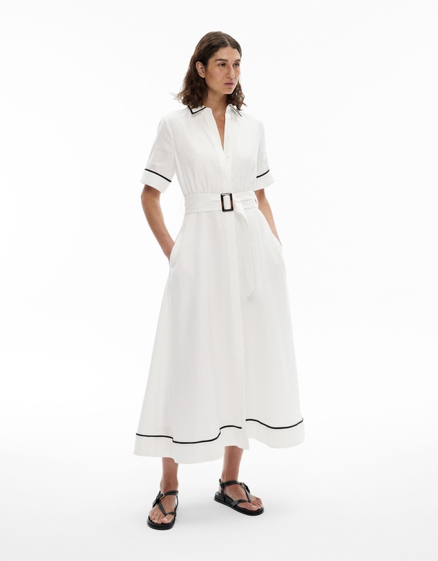 Contrast Maxi Dress
