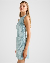 Forever New - Tate Sequin Halter Neck Mini Dress