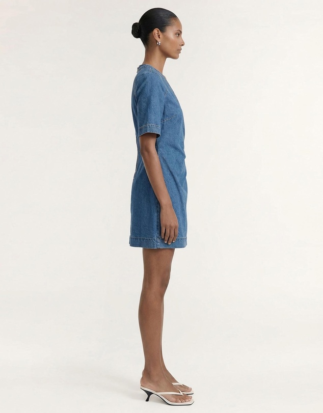 Staple the Label - Ari Wrap Denim Dress