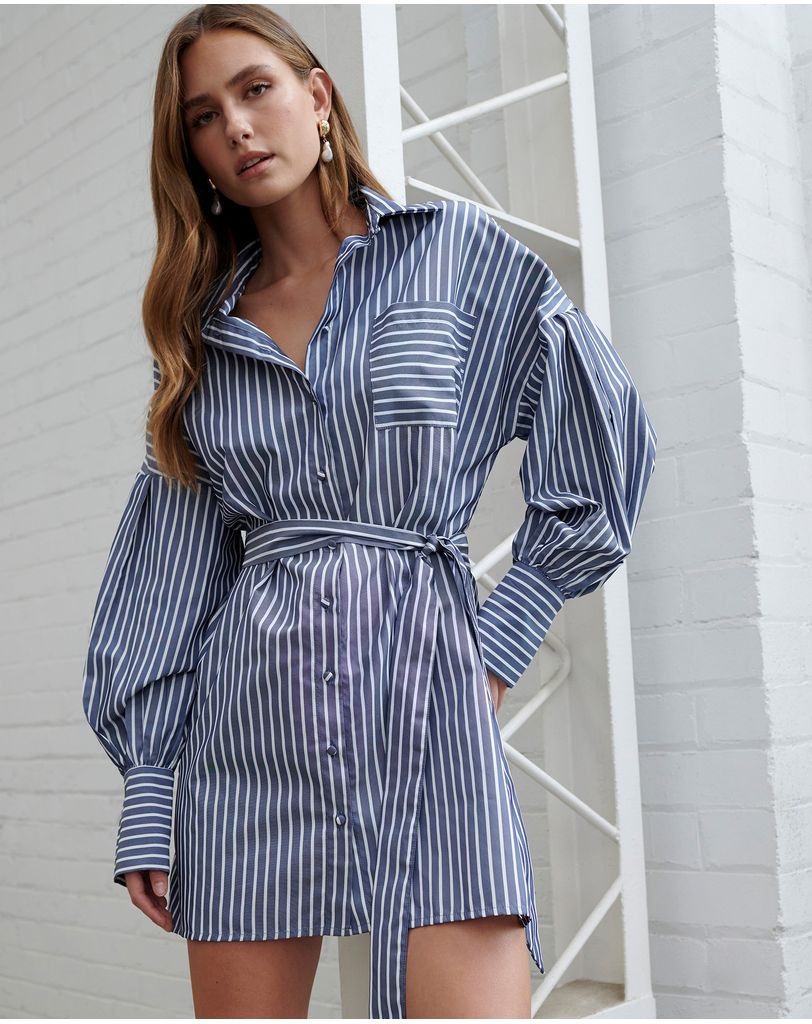 blair shirt dress Blair Shirt Dress In Rust