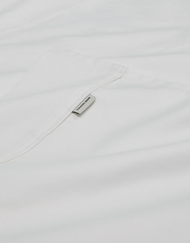 Country Road - Heron Cotton King Flat Sheet