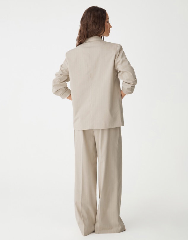Forcast - Zoe Relaxed Pinstripe Blazer