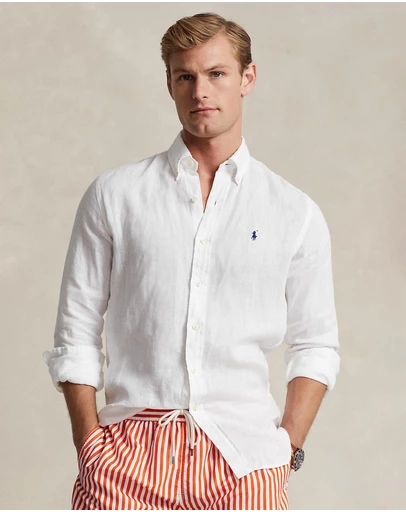 Polo Ralph Lauren - ICONIC EXCLUSIVE - Custom Fit Linen Shirt