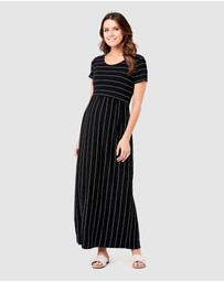 Ripe Maternity - Maxi Crop Top Nursing Dress