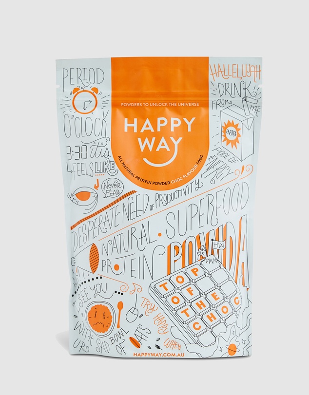 Happy Way - Top of the Choc Whey Protein Powder