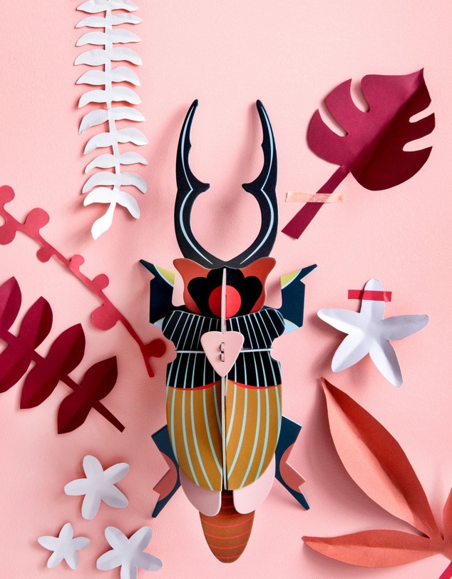 Studio Roof  - Wall Art Beetles A4