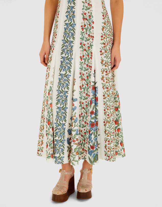 Farm Rio - Fruit Beauty Off-White Maxi Dress