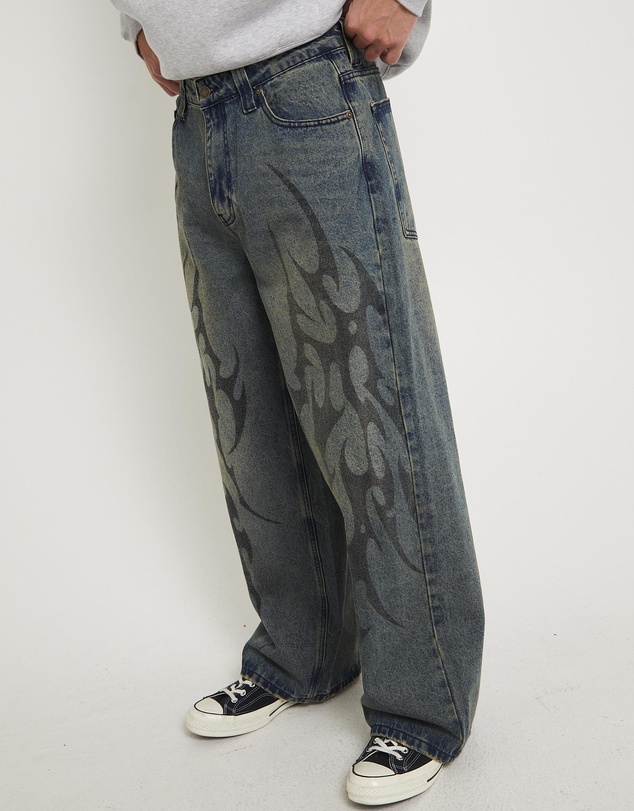 Insight - Fluid Baggy Denim Jeans