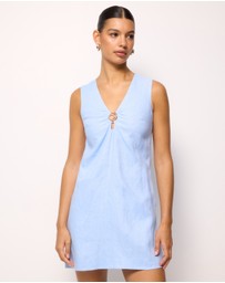 AERE - Lysandra Linen Mini Dress