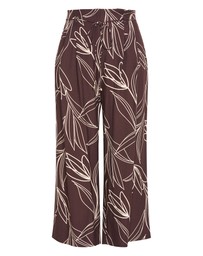 City Chic - Bella Wide Leg Print Pant
