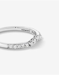 Michael Hill - Wedding Ring with 0.25 Carat TW of Diamonds in 14kt White Gold