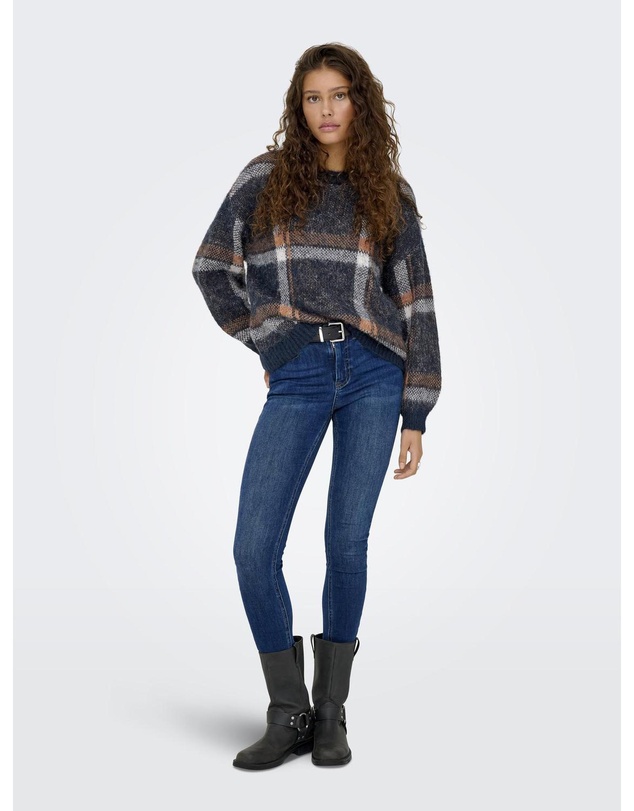 ONLY - Marion Check Knit Jumper