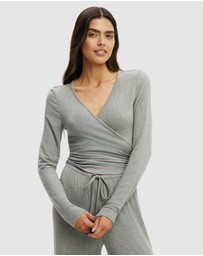 Cotton On Body - Super Soft Wrap Long Sleeve Top