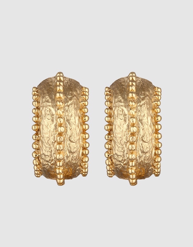 Haze & Glory - ICONIC EXCLUSIVE - Earrings Amour Hoops 925 Sterling Silver Gold-Plated