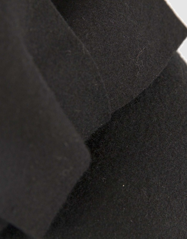 Max Alexander - Winter Black Felt Pillbox with Bow