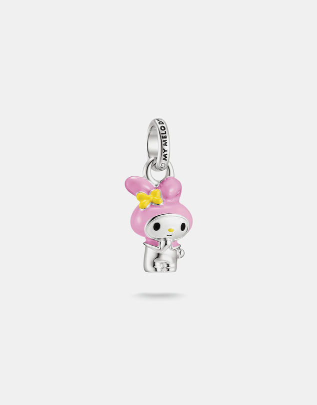 THOMAS SABO - Hello Kitty My Melody Connect Charm with Yellow Bow, Silver-Plated