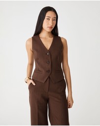 Forcast - Zara Pinstripe Vest