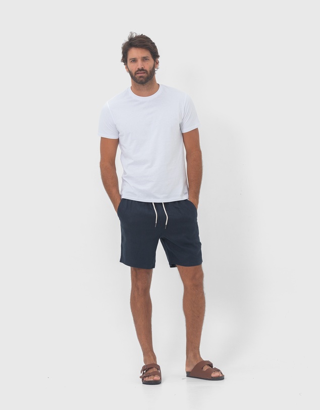 Coast Clothing - Linen Shorts - Navy