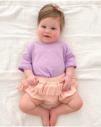 WITH LOVE FOR KIDS - Ruffle Bloomers Wide Ribbed - Babies - Kids