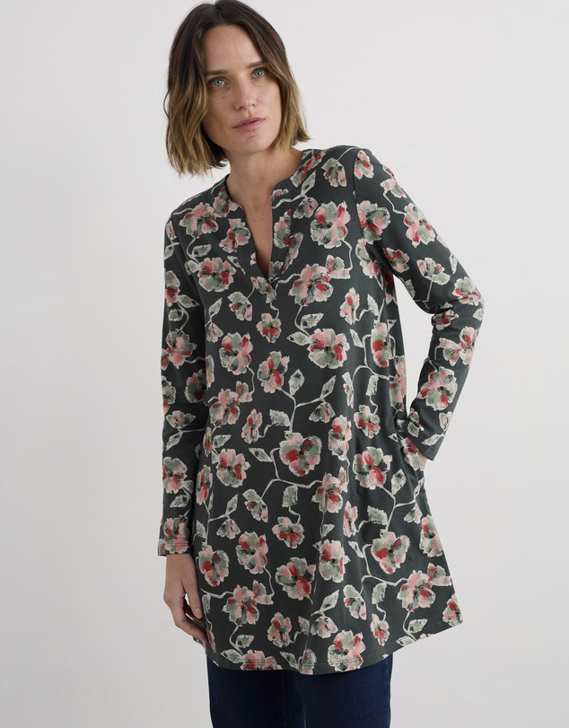 Seasalt - Seasalt Cornwall Green Wreathe Tunic