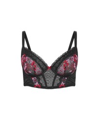 City Chic - Amelie Underwire Longline Bra - Black