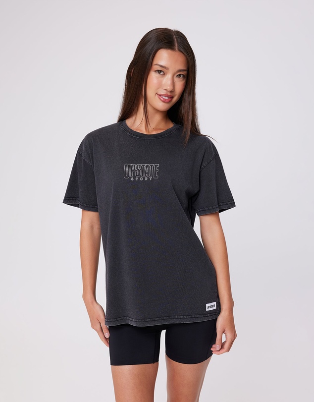Upstate - Thrive Tee - Washed Black