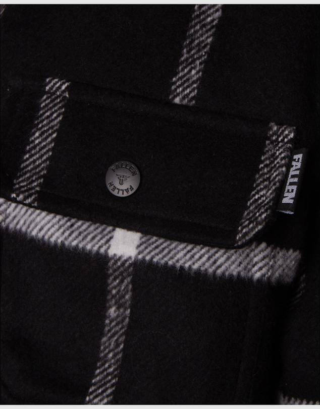 Fallen Footwear - Mens Lamb Jacket Black
