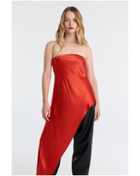 Bardot - Alita Strapless Satin Tunic