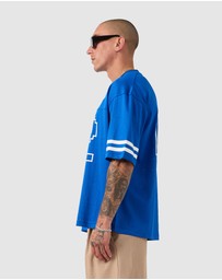 Zanerobe - Heritage Mesh Flow Tee Cobalt Blue