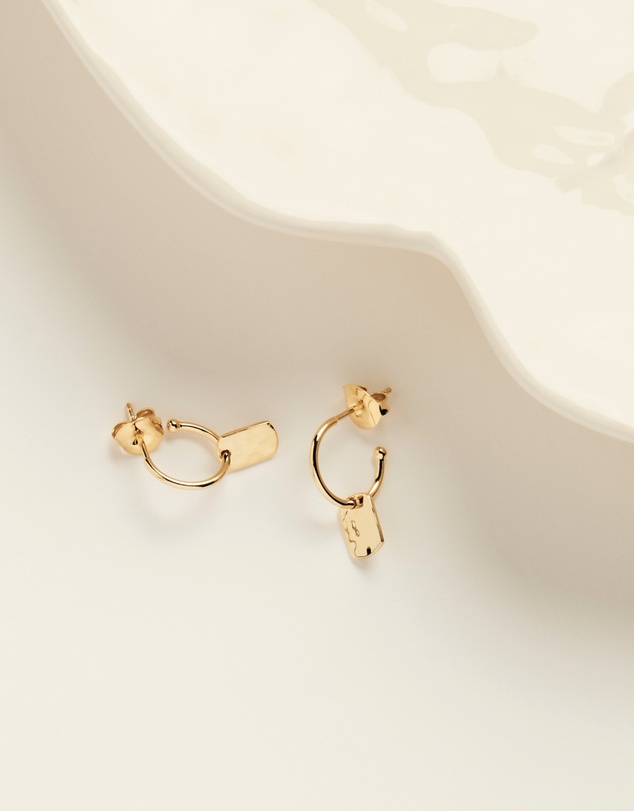 Najo - Tigger Yellow Gold Earring