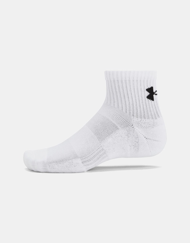 Under Armour - 3-Pack UA Training Cotton Quarter Socks