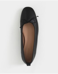 Forcast - Lizbeth Leather Ballet Flat