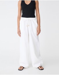 Forcast - Bronte Cotton Drawstring Pants