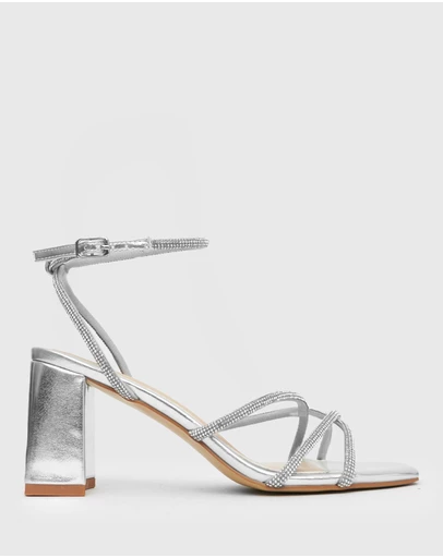 Betts - Nadine 2 Block Heel Strappy Sandals