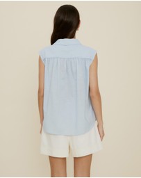 The Fated - Lucie Linen Blend Shirt