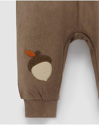 Purebaby - Thick Legging with Applique -Kids-Babies