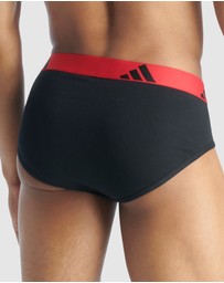 adidas Sportswear - 3 Pack Active Flex Cotton Brief Underwear