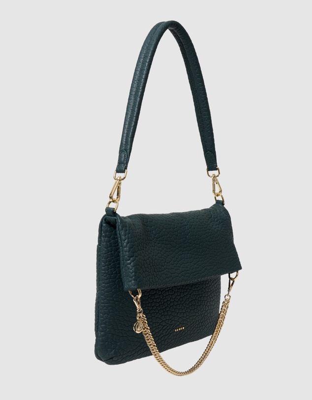 SABEN - Daria Shoulder Bag Hunter Green Bubble