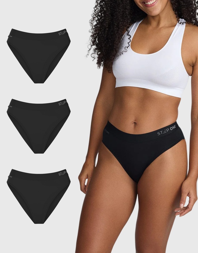 STEP ONE - Women's Bikini Brief 3 Pack - Tap Shoe