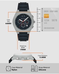 Armani Exchange - Blue Chronograph Watch