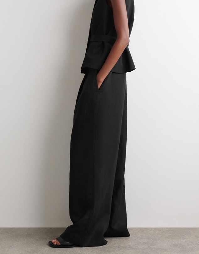 COS - Relaxed Linen-Blend Wide-Leg Trousers
